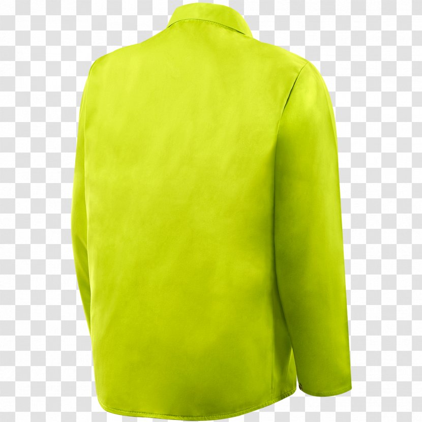 Outerwear Sleeve Jacket Button - Neck Transparent PNG