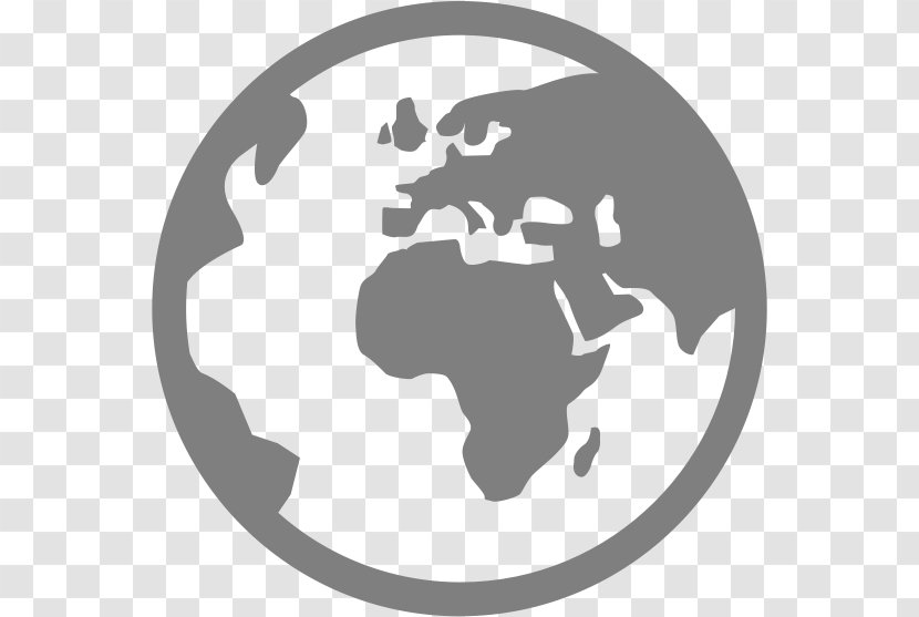 Globe World Map Logo - Symbol Transparent PNG