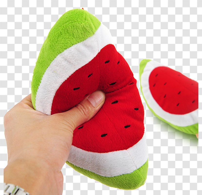 Watermelon Shoe Footwear - Stuffed Animals Cuddly Toys - Dog Transparent PNG