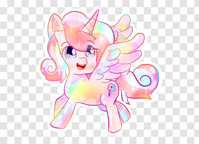 Pony Horse Vertebrate Cartoon - Watercolor - Cotton Candy Transparent PNG
