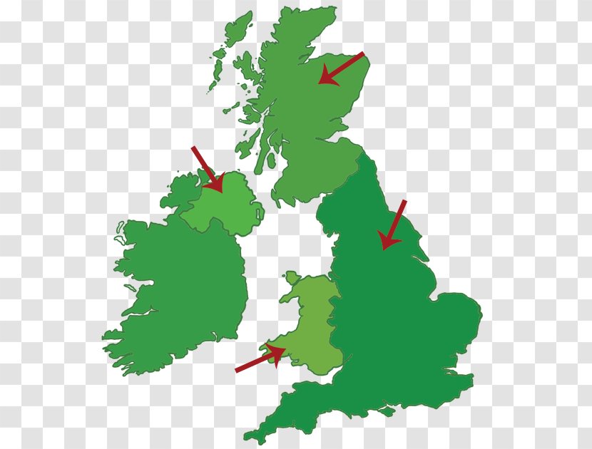 England Vector Map Transparent PNG