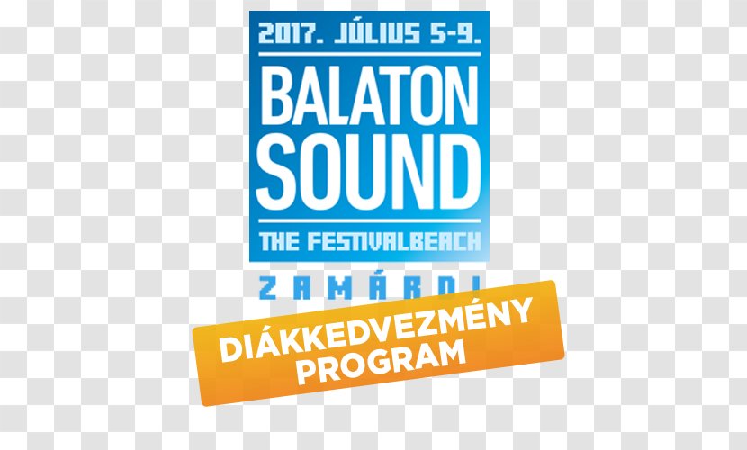 Balaton Sound Lake Logo Banner Brand - Area - Colourful Event Festival Transparent PNG