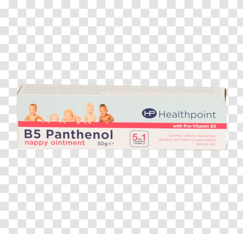 Panthenol Pantothenic Acid Topical Medication Cream - Health Point Transparent PNG