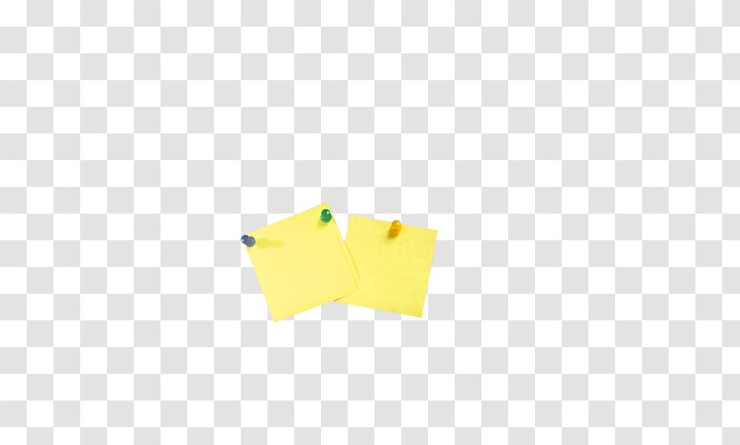 Paper Yellow Angle Pattern - Tree - Notes Transparent PNG