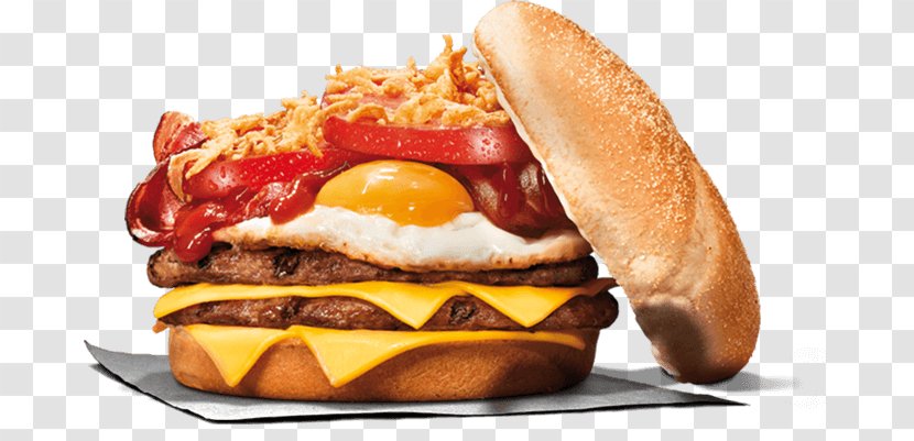 Hamburger Whopper Cheeseburger Fried Egg Big King - Restaurant - Burger Transparent PNG