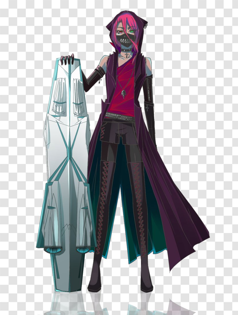 Costume Design Character Purple Fiction - Sky Color Transparent PNG