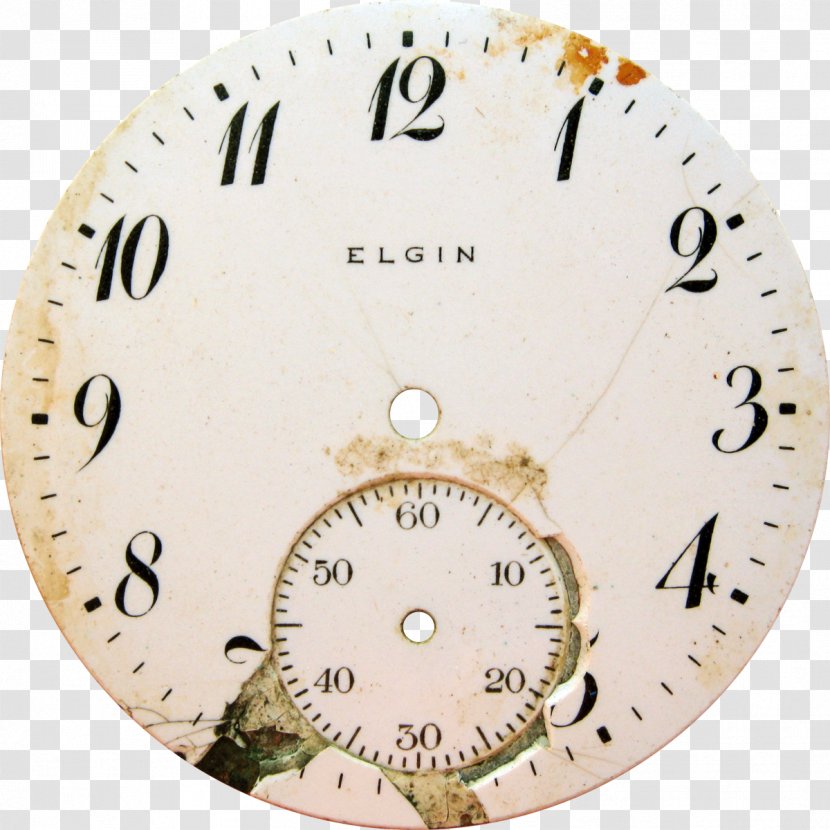 Shabby Chic Clock Face Vintage Decoupage - Watch Transparent PNG