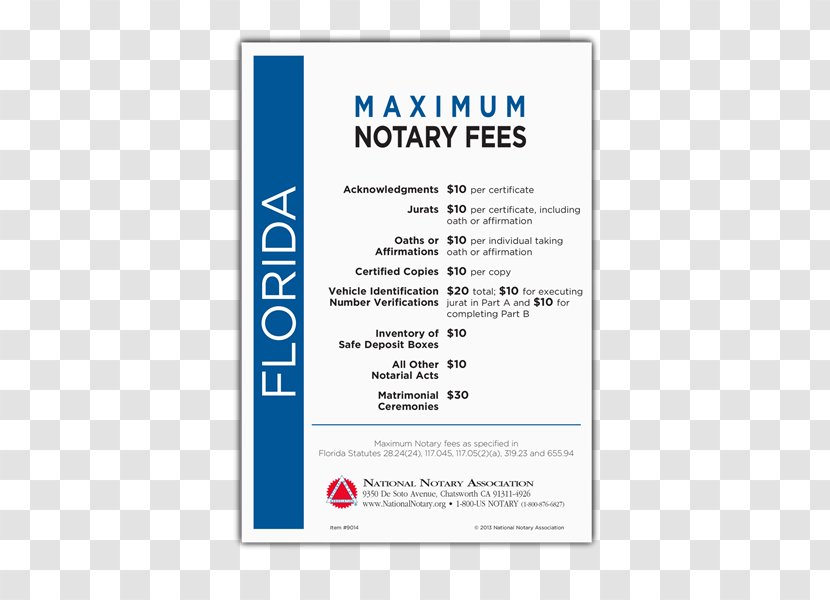 Notary Public Fee National Association Power Of Attorney - Mobile Transparent PNG