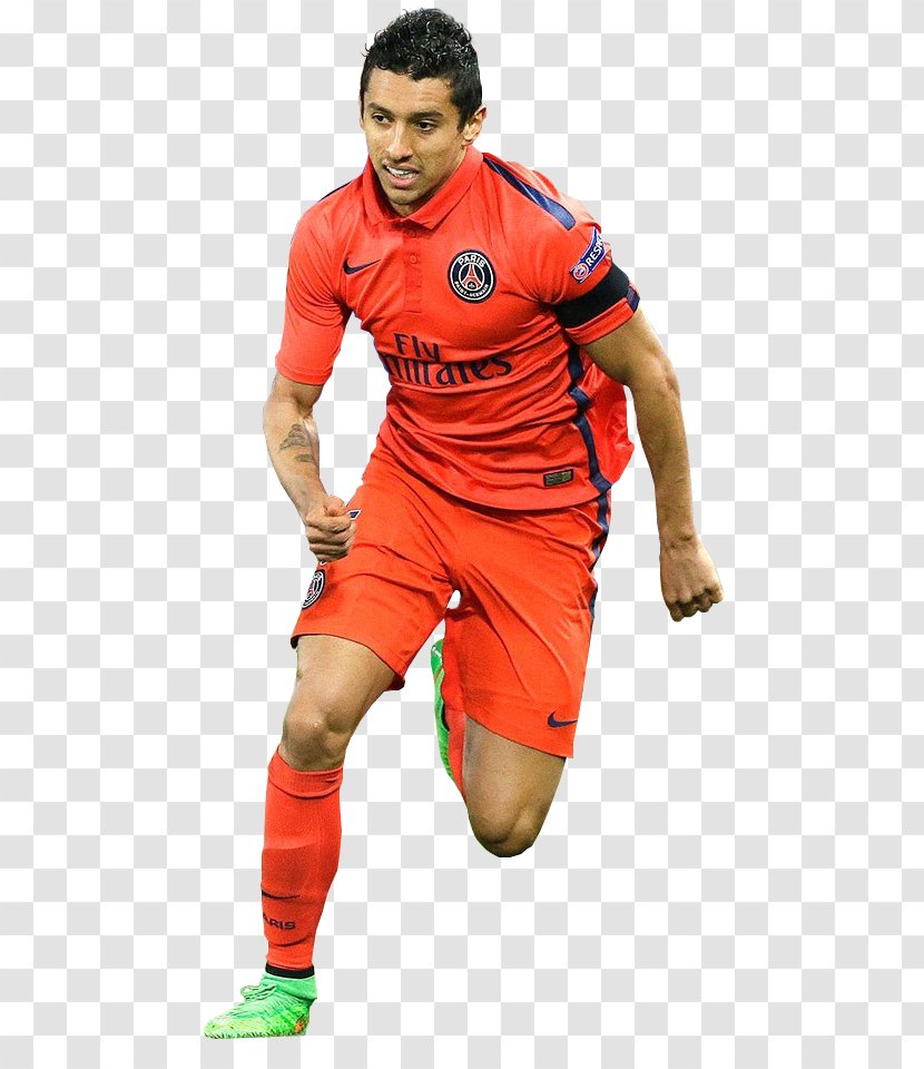Marquinhos Football Player Jersey Sports - Ball Transparent PNG