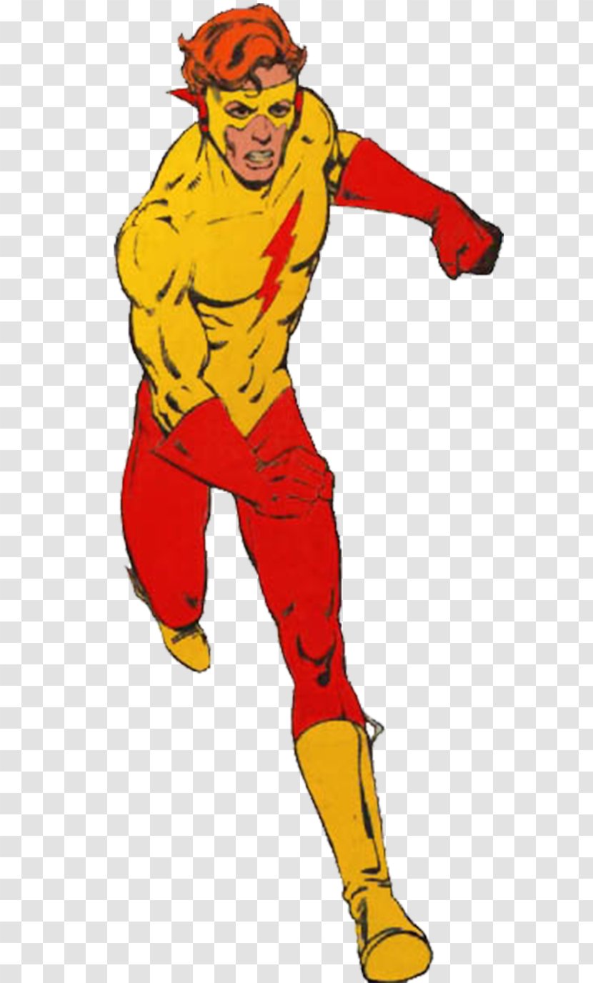 Wally West The Flash Iris Allen Kid - Yellow Transparent PNG