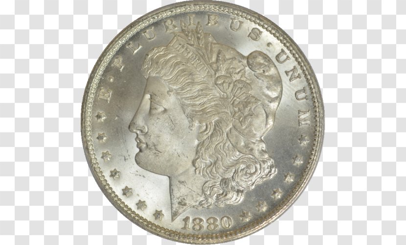 Dollar Coin Philadelphia Mint Morgan United States - Money Transparent PNG
