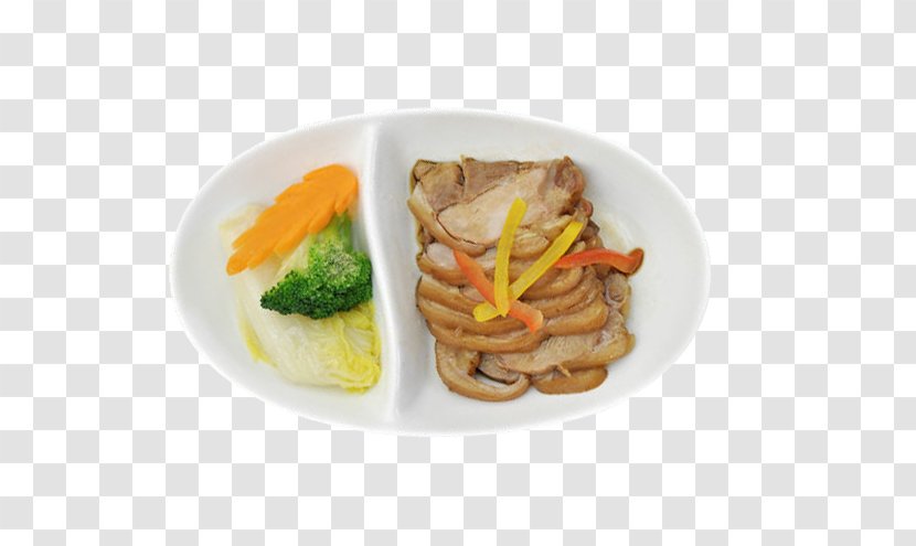 Bento Vegetarian Cuisine Pigs Trotters Cooked Rice Food - Delicious Meal Pig Transparent PNG