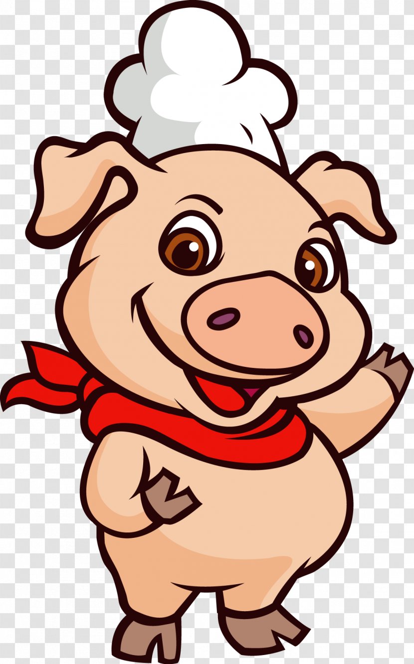 Domestic Pig Illustration - Lechon - Cute Little Transparent PNG