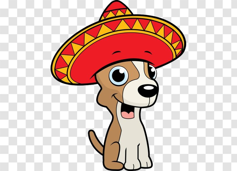 Sombrero Cartoon Royalty-free Stock Photography - Hat - Puppy Wearing A Transparent PNG