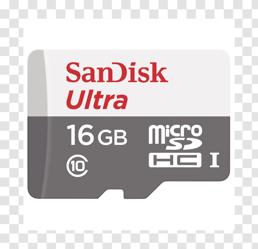Flash Memory Cards Secure Digital MicroSD SanDisk Ultra SDXC/SDHC UHS-I - Electronic Device - Card Images Transparent PNG
