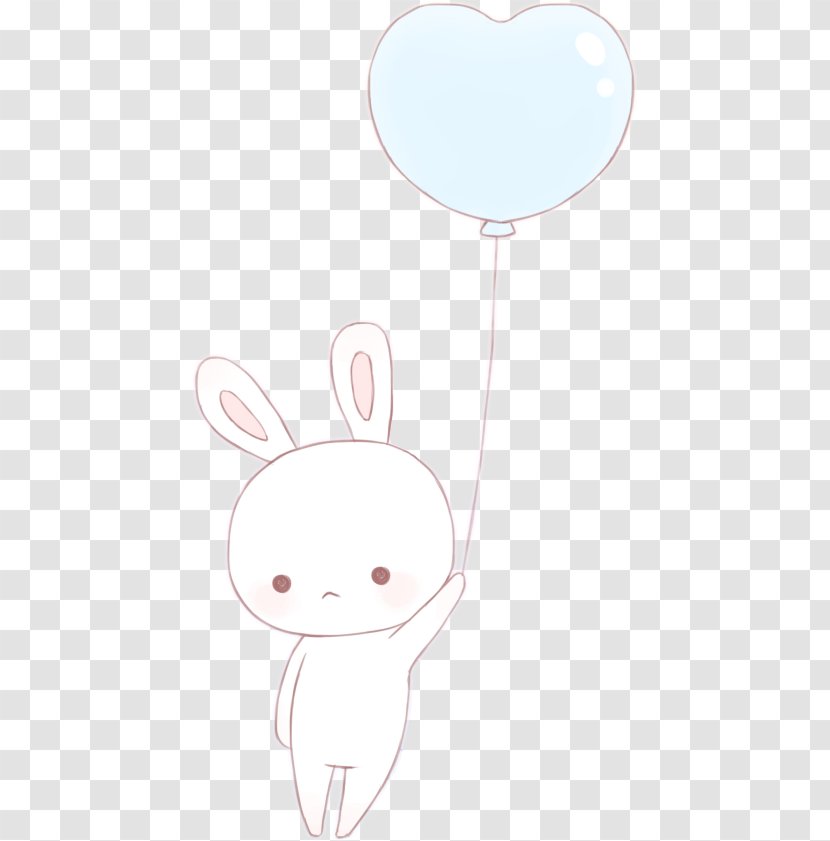 Illustration Product Design Character Balloon Cartoon - Pink - Kawaii Cute Drawings Bunny Transparent PNG