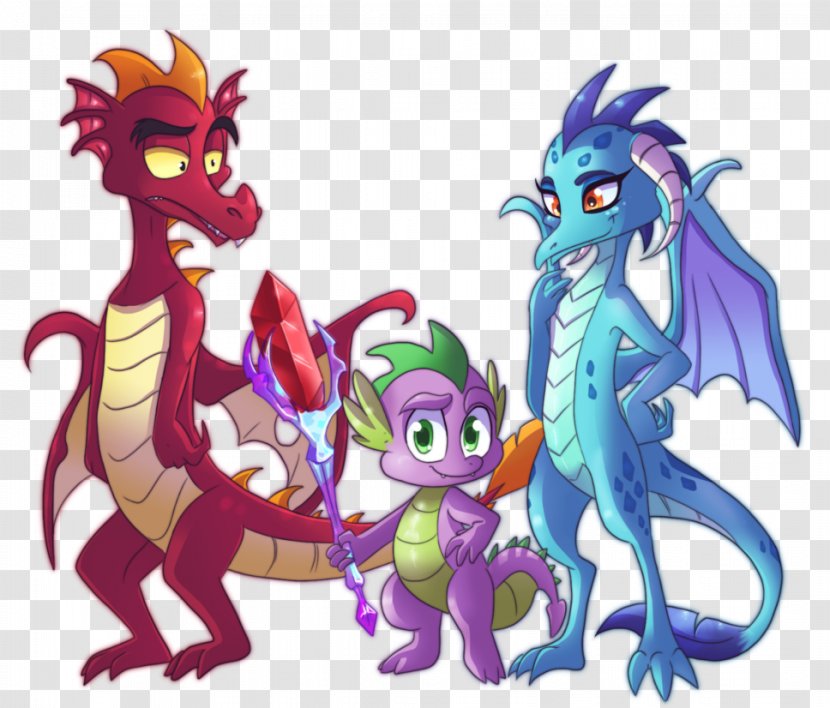 Dragon Spike Rarity Pony Fan Art - Character Transparent PNG