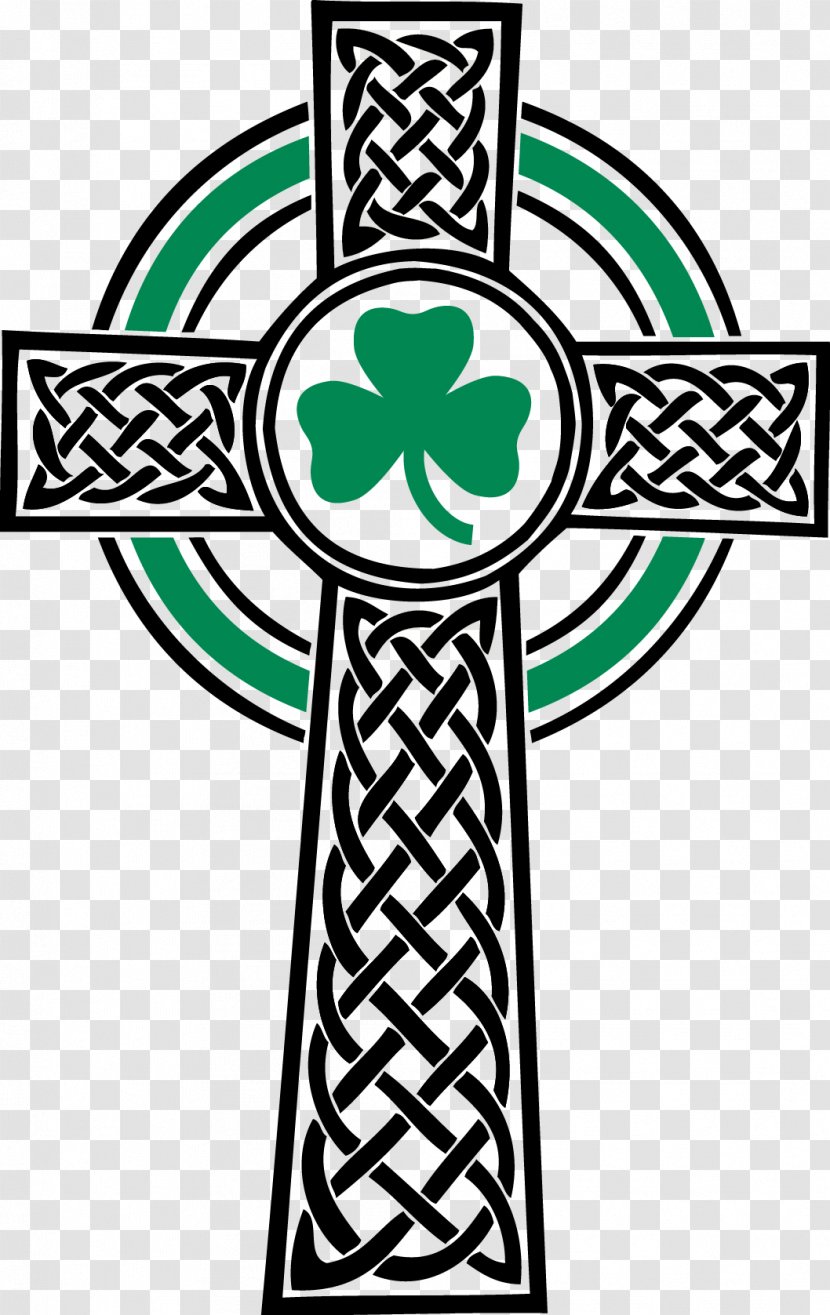 Celtic Cross Saint Patrick's Day Christian Knot Saltire - Faith Hope Love Transparent PNG