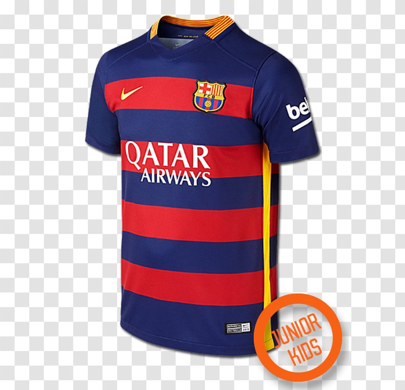 2015–16 FC Barcelona Season T-shirt Jersey - Uniform - Fc Transparent PNG