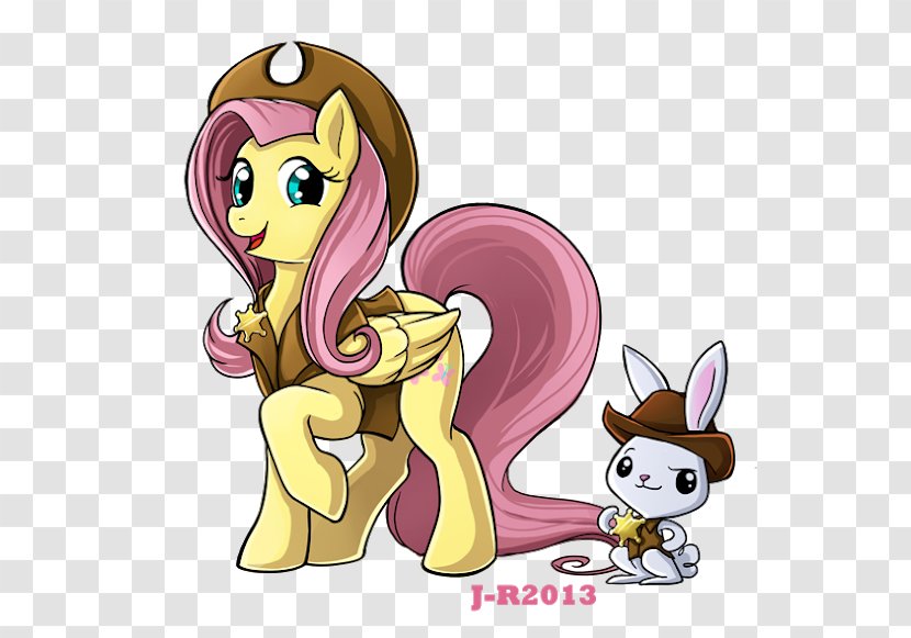 My Little Pony American Frontier Applejack Fluttershy - Watercolor Transparent PNG