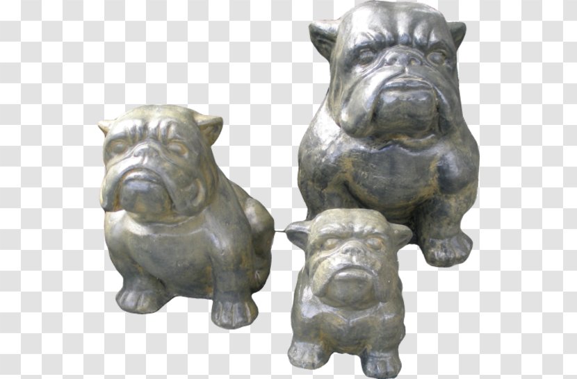 Bulldog Sculpture Dog Breed Stone Carving Non-sporting Group - Carnivoran - Statue Transparent PNG