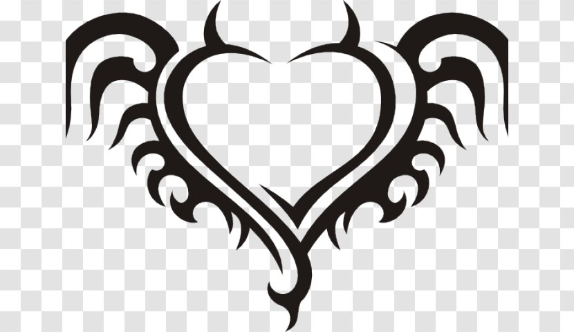 Drawing Heart - Wing - Emblem Transparent PNG