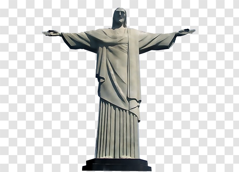 Christ The Redeemer Corcovado Statue Royalty-free Photography - Drawing - Landmarks Transparent PNG