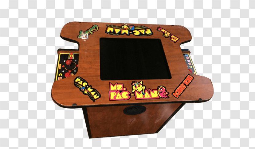 Ms. Pac-Man & Galaga Dimensions Game Table - Video - 80s Arcade Games Transparent PNG