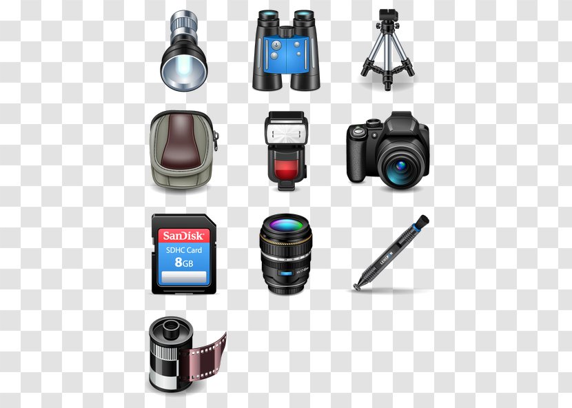 Photography Camera Lens Download - Icons Transparent PNG