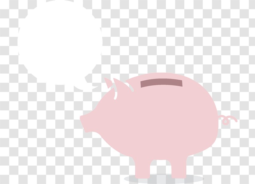 Piggy Bank Product Design Font - Pink M - Pig Transparent PNG