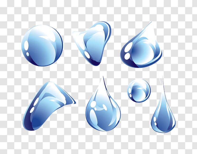 Drop Water Clip Art - Technology - Drops Transparent PNG