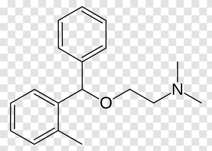 Diphenhydramine Antihistamine Pharmaceutical Drug Dimenhydrinate Bromazine - White Transparent PNG
