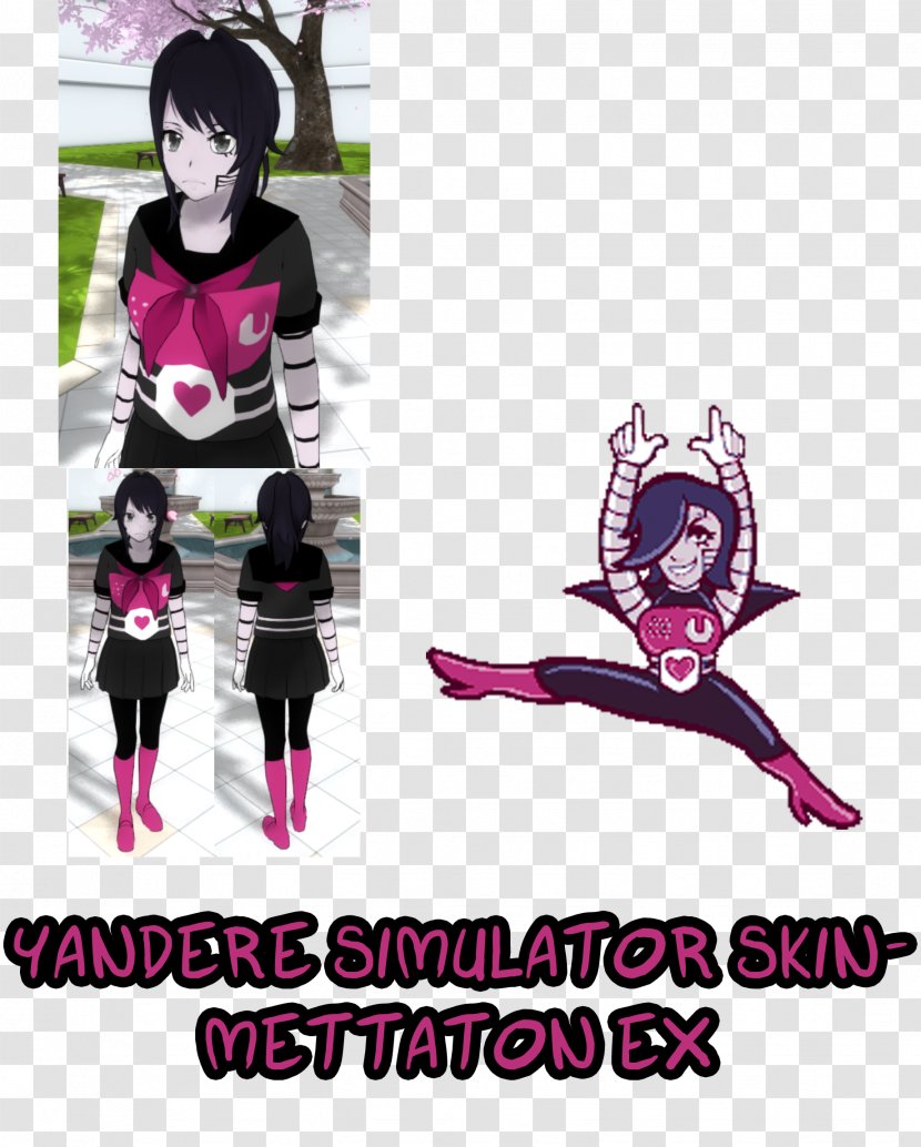 Undertale Yandere Simulator Flowey - Fictional Character - Pink Beads Transparent PNG