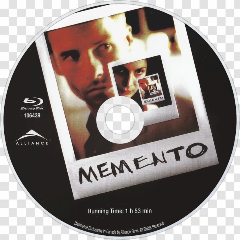 Memento Guy Pearce Film DVD YouTube - Cinema - Dvd Transparent PNG