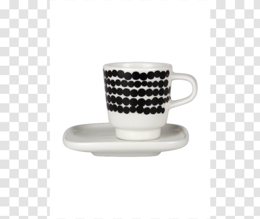Espresso Marimekko Saucer Demitasse Mug - Teacup - Kitchenware Pattern Transparent PNG