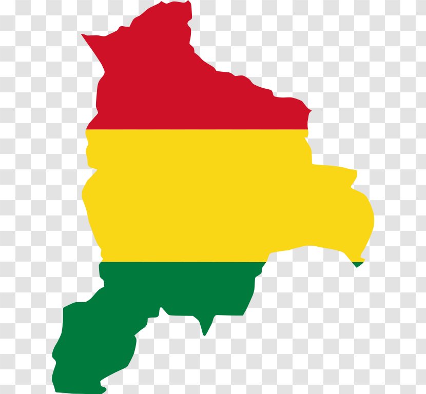 Flag Of Bolivia File Negara Map - Yellow Transparent PNG