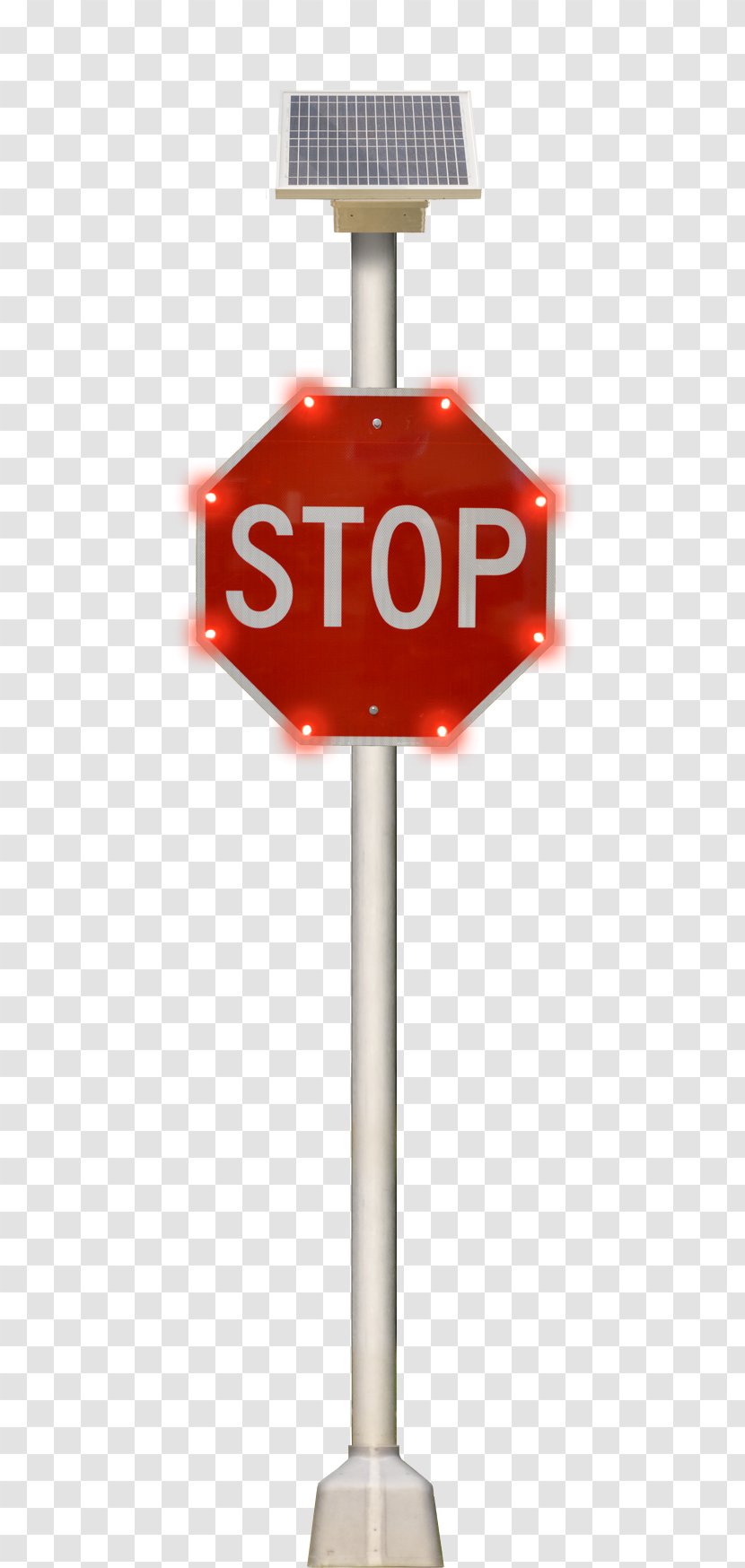 Stop Sign Road Warning Pedestrian Crossing Beacon - Traffic Transparent PNG