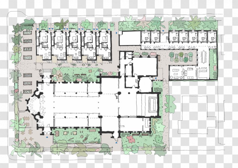 Floor Plan Land Lot Urban Design Suburb Square - Real Property Transparent PNG