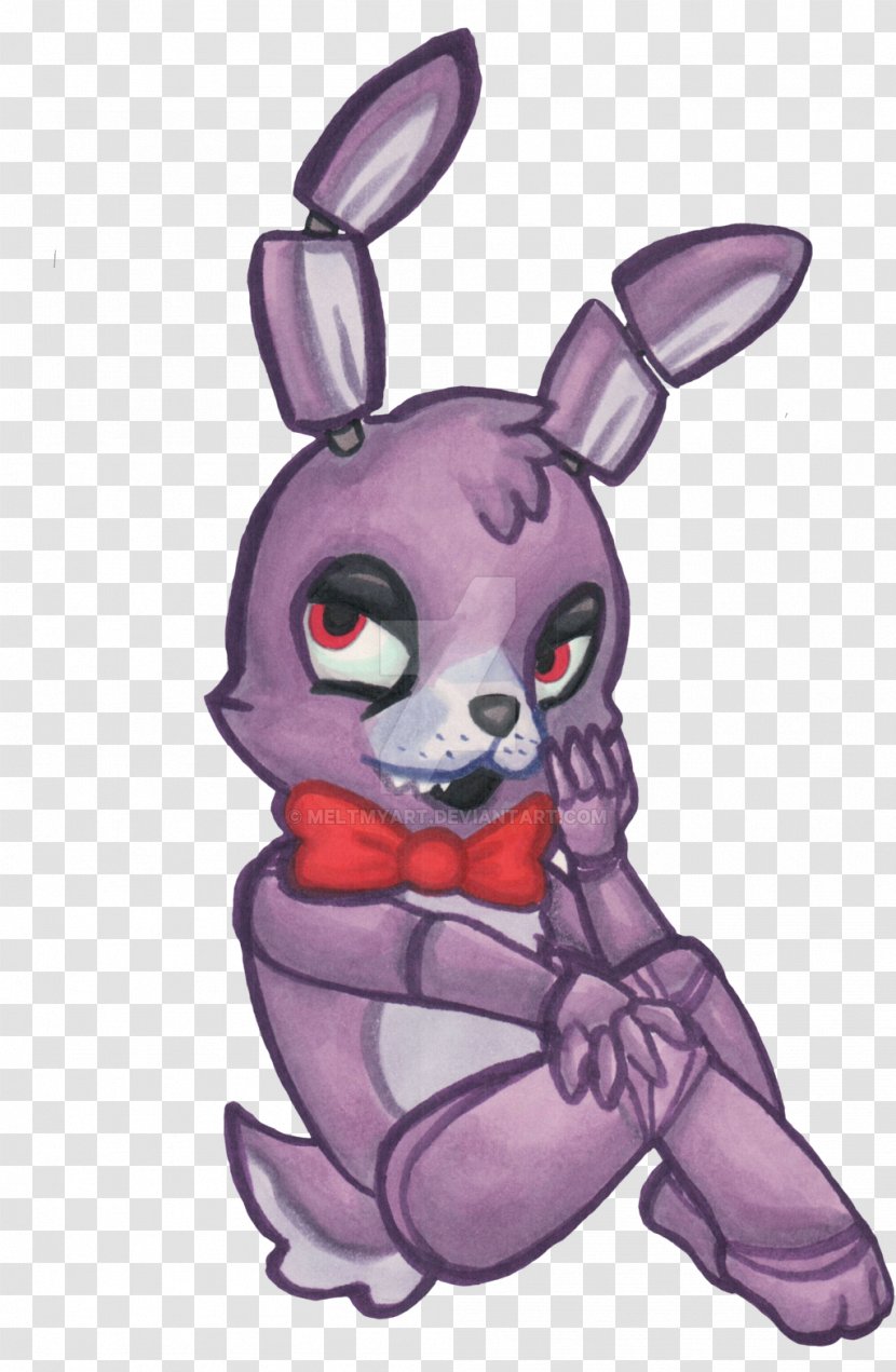 Easter Bunny Rabbit Illustration Cartoon - Purple Transparent PNG