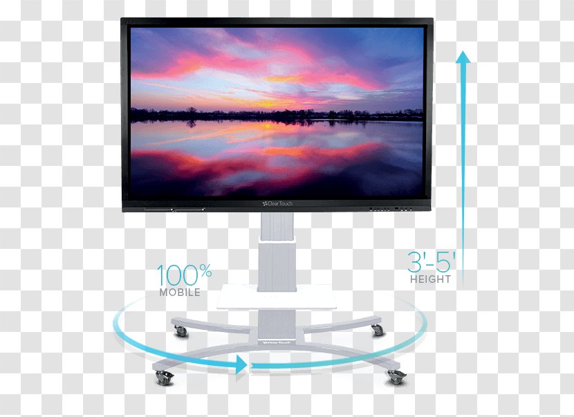 LCD Television Computer Monitors Mobile Phones Touchscreen Clear Touch Interactive - Backlight - Stand Lamp Transparent PNG
