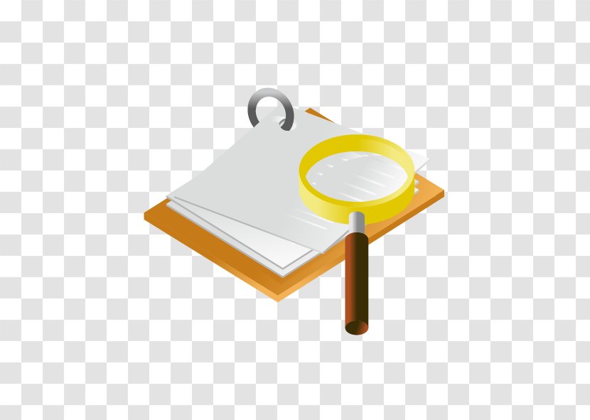 Magnifying Glass Icon - Yellow - Vector And Paper Transparent PNG