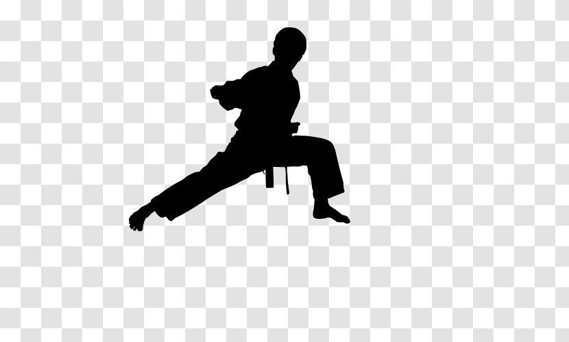 Martial Arts Karate Silhouette Clip Art - Decal - Fight Transparent PNG