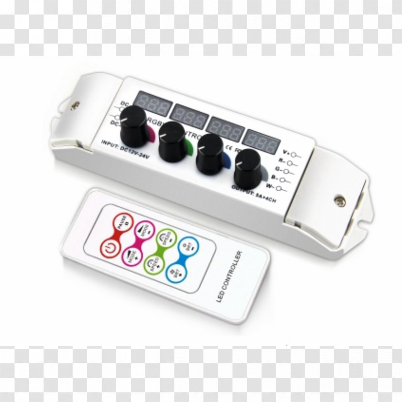 Light-emitting Diode Dimmer RGB Color Model RGBW - Remote Controls - Light Transparent PNG