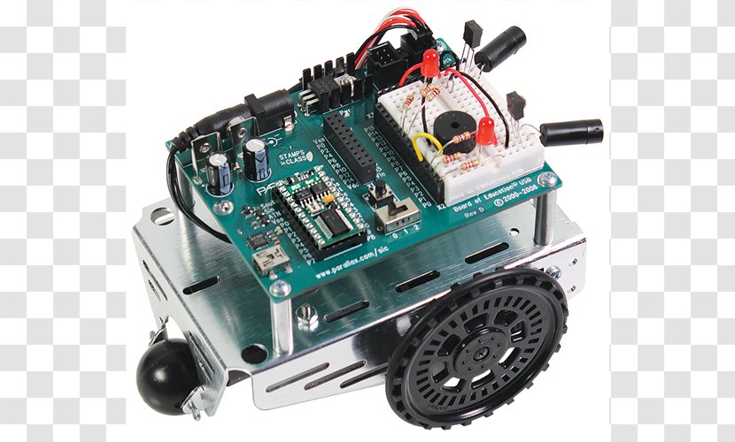 Boe-Bot Parallax Inc. Robot Kit BASIC - Electronics Accessory Transparent PNG