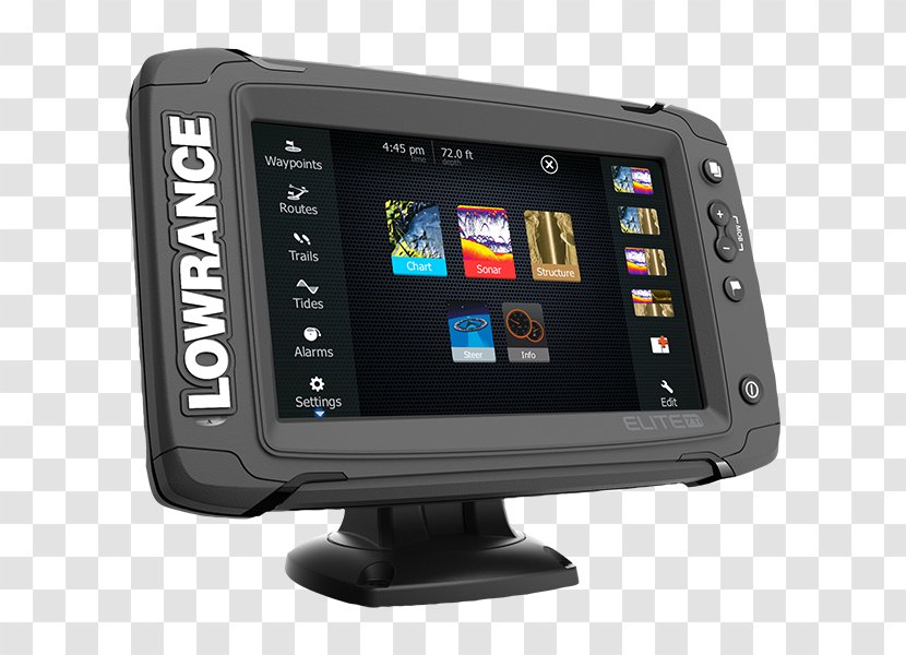 Chartplotter Lowrance Electronics Fish Finders Touchscreen Marine - Sonar Transparent PNG