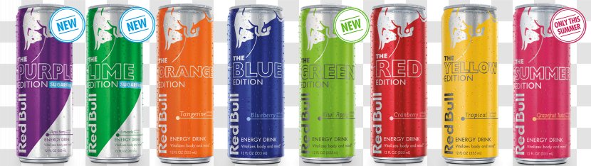 Red Bull GmbH Energy Drink Can Flavor - Plastic - Special Summer Transparent PNG