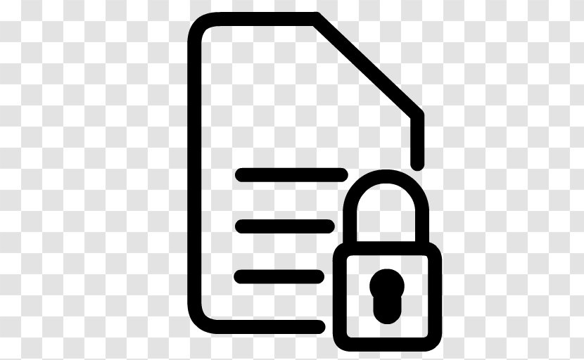 Padlock Data Computer Software - Office Card Transparent PNG