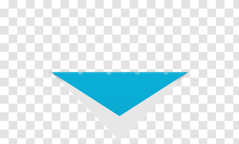 Paper Airplane Triangle Origami - Aqua - Ad Segmentation Line Transparent PNG
