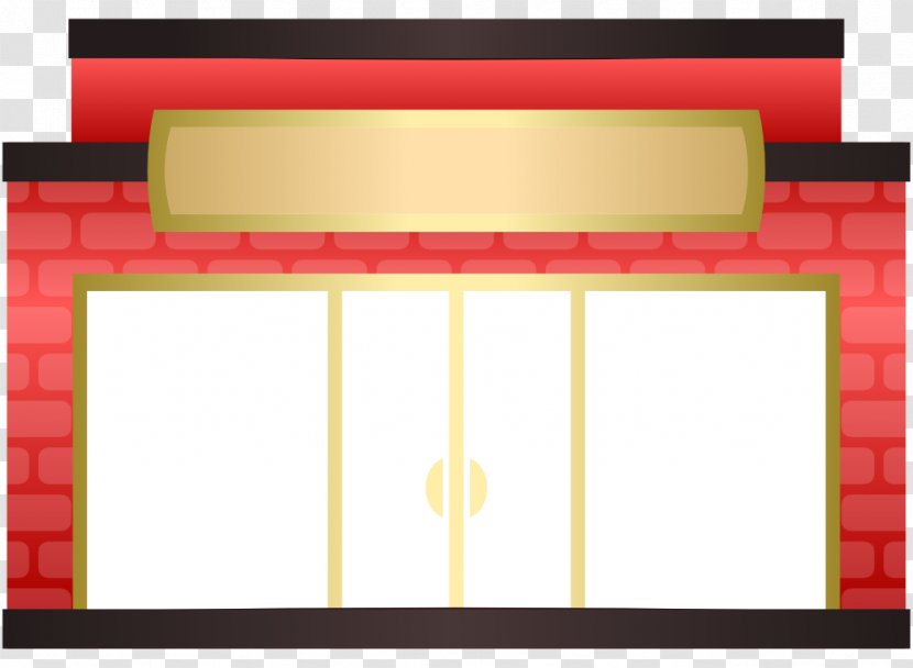 Shopping Storefront Clip Art - White House Vector Transparent PNG