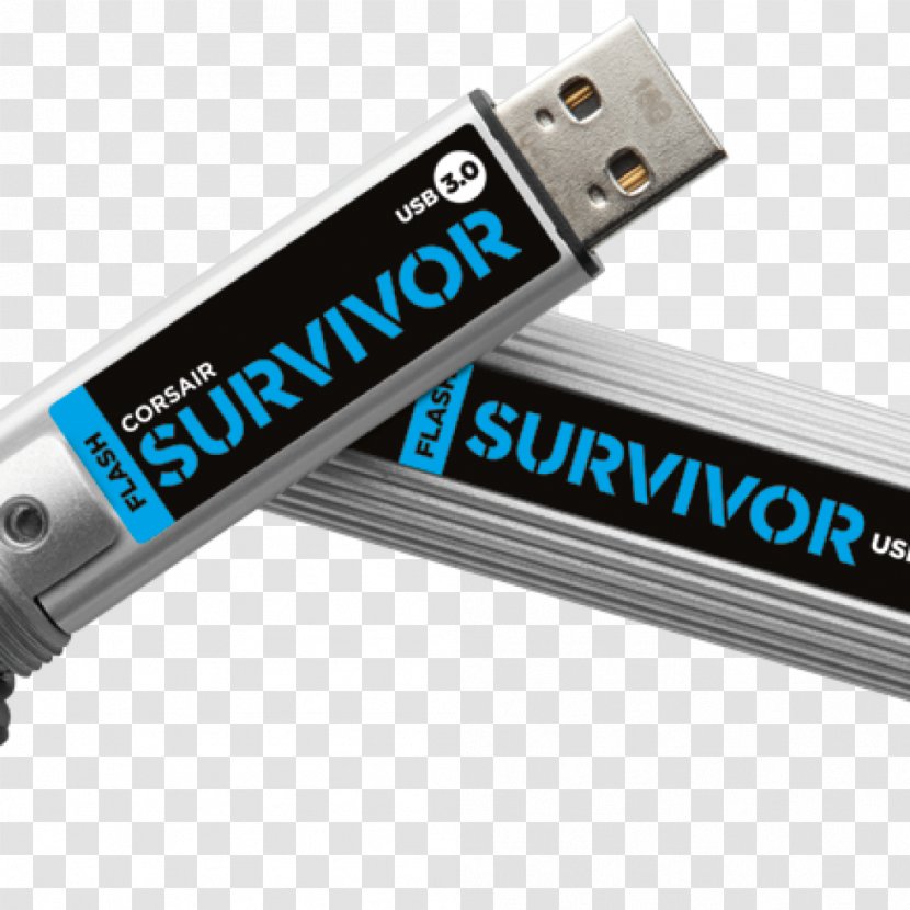 USB Flash Drives Corsair Survivor Stealth 3.0 Memory Transparent PNG